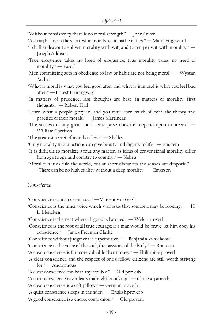 Proverbs about conscience: moralizing in folk wisdom Proverbs about conscience: moralizing in folk wisdom